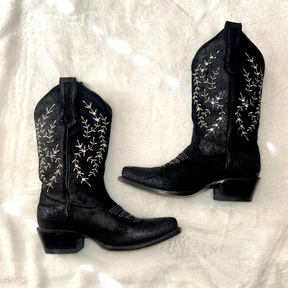 Women’s western black boots, JB Dillon, Size 7.5 - Picture 3 of 11